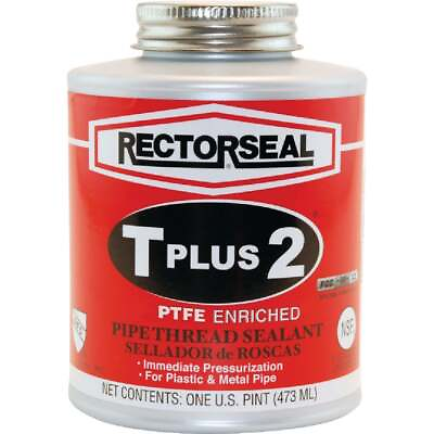 #ad Rectorseal T Plus 16 Oz. White Pipe Thread Sealant with PTFE 23431 Pack of 12 $244.37