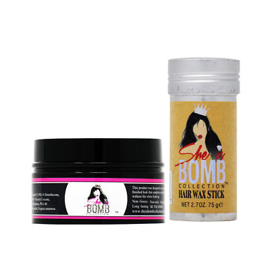 #ad She Is Bomb Collection Edge Control 3.5oz Hair Wax Stick 2.7oz $17.50