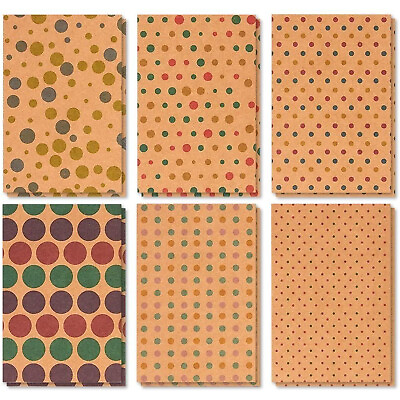 #ad 36Pcs All Occasion Kraft Polka Dot Greeting Cards w Envelopes Blank Inside 4x6quot; $15.79