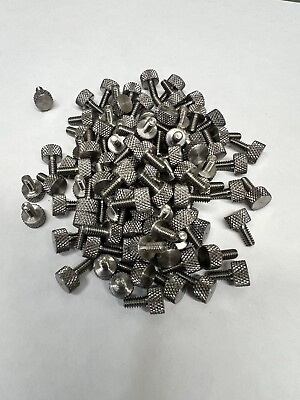 #ad Knurled Thumb Screw Steel 6 32 Thread 5 16 length 100 Pieces 7124S $14.50