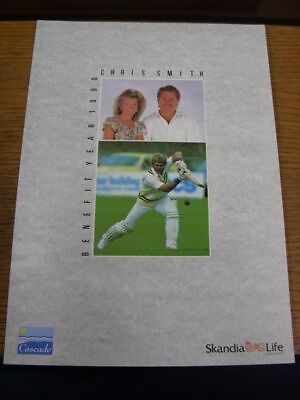 #ad 1990 Cricket: Hampshire Benefit Brochure Smith Chris. Free SHIPPING POSTAGE f GBP 6.99