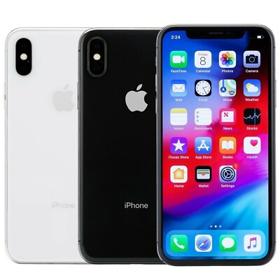 #ad Apple iPhone X 256GB Factory Unlocked ATamp;T T Mobile Verizon Very Good Condition $174.95