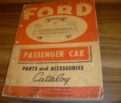 #ad 1958 Ford Custom Carrier Wagon Parts amp; Accessories Catalog Manual Form 7752 $279.30