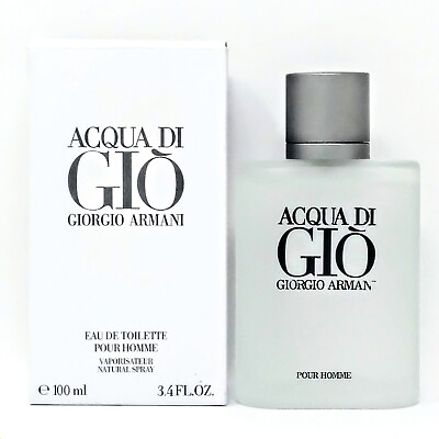 #ad #ad Giorgio Armani Aqua Di Gio Men#x27;s 3.4 oz EDT Classic Scent Brand New $29.99