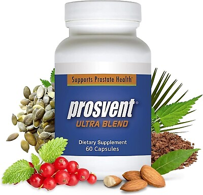 #ad PROSVENT ULTRA Blend Supports Prostate Health 60 Capsules Sealed EXP 2025 $39.99