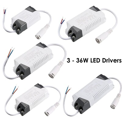 #ad LED Driver Power Supply Transformer AC85 265VConstant Current LED Panel Light $8.32