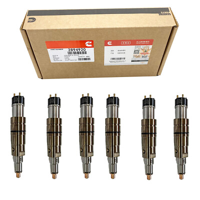#ad 6 Fuel Injector 2894920 5579415PX Fits for Cummins ISX15 QSX15 Diesel 2894920PX $2060.00