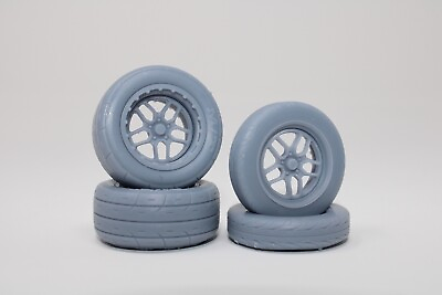 #ad 1 24 Scale Drag Radials Billet Specialities WinLite Wheels For Model Kits $16.19