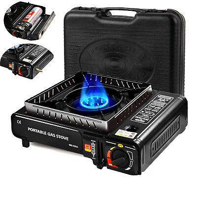 #ad 3000W Camping Stove Propaneamp;Butane Windproof Fire Dual Fuel Brass Cooking Burner $24.99
