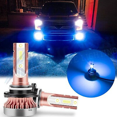 #ad 2x COB H10 9140 9145 8000K LED Lamps Fog Driving Light Bulbs SMD Bright For Ford $10.65