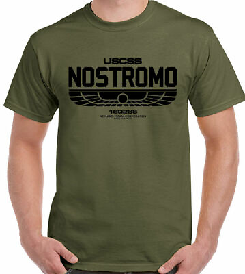 #ad Nostromo T Shirt 180286 Mens Alien Film Movie USCSS Weyland Yutani Sci fi GBP 9.94