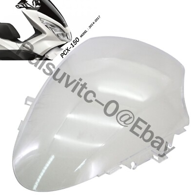 #ad Windshield Wind Deflector For PCX 2014 2015 2016 2017 Clear $48.86