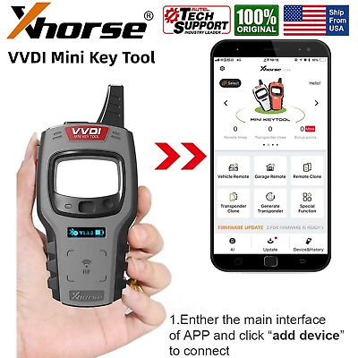 #ad Xhorse VVDI Mini Key Tool Remote Chip Cloner amp; Remote Prog armmer Generator Tool $102.99