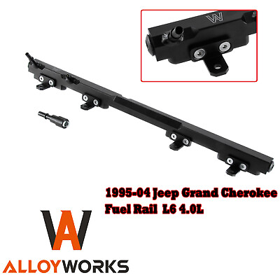 #ad Billet Aluminum Fuel Rail For 1997 2001 2000 Jeep Wrangler TJ Cherokee XJ 4.0L $84.95