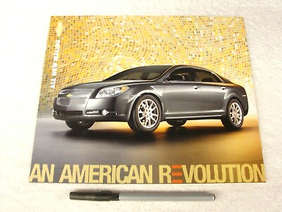 #ad 2007 Chevy Malibu Dealer Sales Brochure Folding Flyer NOS Condition $6.00