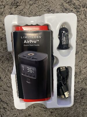 #ad NEW Limitless AirPro Portable Air Compressor Power Bank and Flashlight $19.99