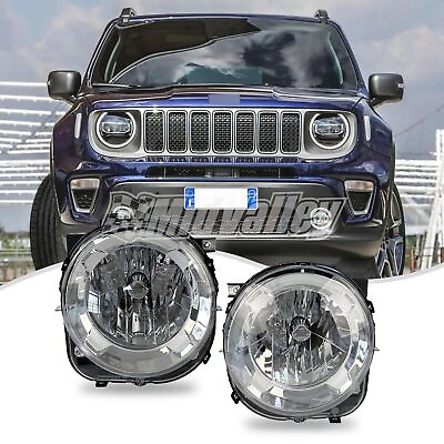 #ad Pair Headlamps Headlight Leftamp;Right Fits 15 18 Jeep Renegade CH2503273 CH2502273 $81.69