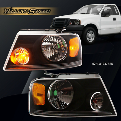 #ad Fit For 2004 2008 Ford F150 Pickup 2006 2008 Lincoln Mark LT Pair Headlights $56.39