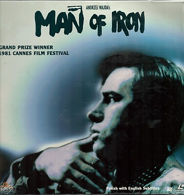 #ad Man Of Iron Laserdisc 1980 OOP NEW amp; SEALED $24.99