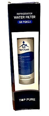 #ad Top Pure GE FQK2J Refrigerator Replacement Dual Flow Water Filter $14.69