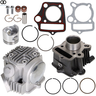 #ad Top End Rebuild Kit Cylinder Head Piston Fittings For Honda CRF50F 2004 2019 $46.47