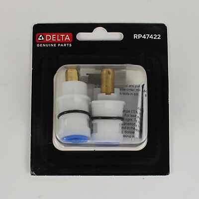 #ad Delta Faucet RP47422 Two Handle Ceramic Stem Cartridge for Pair $17.99