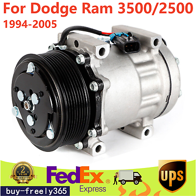USED Compressor with Clutch Fit for 1994 2005 Dodge Ram 3500 2500 5.9L CO 4775C $108.65