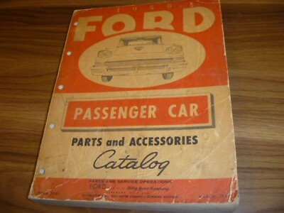 #ad 1958 Ford Fairlane amp; Fairlane 500 Parts amp; Accessories Catalog Manual Form 7752 $279.30