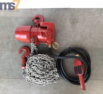 #ad TOKU TCR 1000 PNEUMATIC AIR CHAIN HOIST 1 TON CAPACITY 50 FT CHAIN WITH REMOTE $1299.00