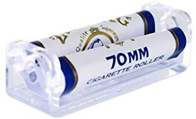 #ad Zig Zag 70mm Plastic RYO Cigarette Rolling Machine Hand Roller Maker 8318 $7.95