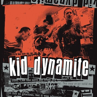 #ad Kid Dynamite SELF TITLED Limited JADE TREE New Clear Black Colored Vinyl LP $21.92