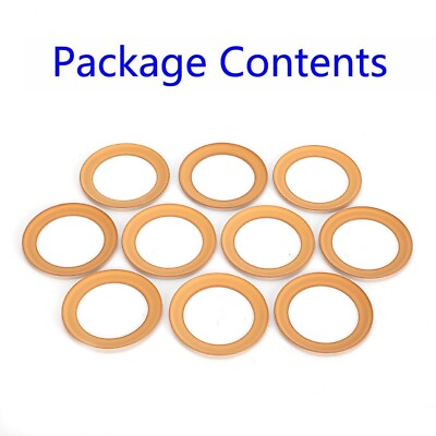 #ad 10 Pc Pump Piston Rings Rubber Insulated Set For Oil Free Silent Air Compressor $12.40