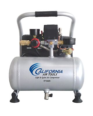 #ad California Air Tools CAT 1P1060S Light amp; Quiet Portable Air Compressor Silver $148.63