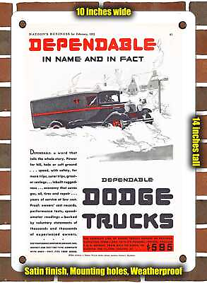#ad METAL SIGN 1931 Dodge Panel Truck 10x14 Inches $24.61