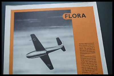 #ad ORIGINAL FLORA COLD WAR ERA AIRCRAFT ID 1956 AIR DIAGRAM RECOGNITION POSTER GBP 35.00
