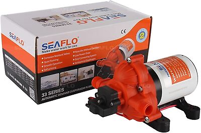 #ad SEAFLO 12v 3.0 GPM 45 PSI Water Pressure Pump $62.87