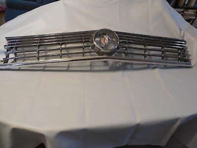 #ad OEM; 1963 Buick Electra LeSabre chrome grille GMW Center EmblemCOMPLETE NICE $300.00