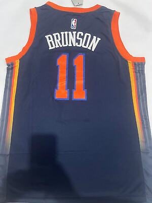 #ad #ad New York Basketball #11 Jalen Brunson Basketball Stitched Jersey $49.77