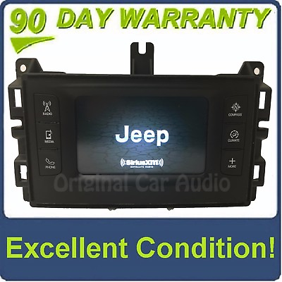 #ad 2015 2016 Jeep Grand Cherokee OEM VP2 5quot; Touch Screen AM FM SAT Radio Receiver $314.10