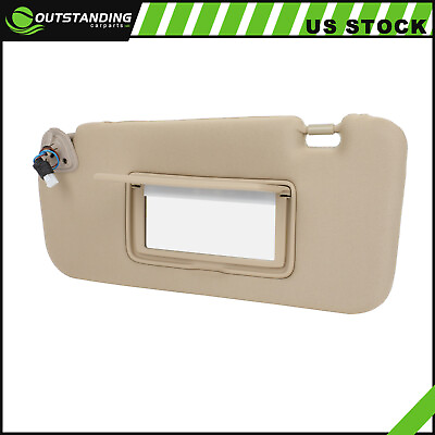 #ad For 2009 2014 Nissan Murano Left Driver Sun Visor Beige With Sunroof $26.19