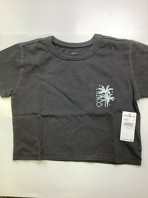#ad Size XS New O#x27;Neill Womens Fireworks Crop Top Graphic T Shirt NWT MSRP $26 $15.25