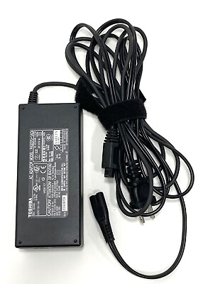 #ad Genuine Toshiba Power Adapter Model PA3237U 1ACA w power cord OEM $19.00