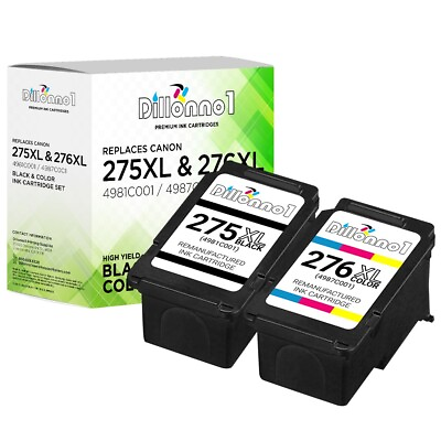 #ad #ad For Canon PG 275XL CL 276XL for PIXMA TS3520 TS3522 SHOW INK LEVEL $16.95