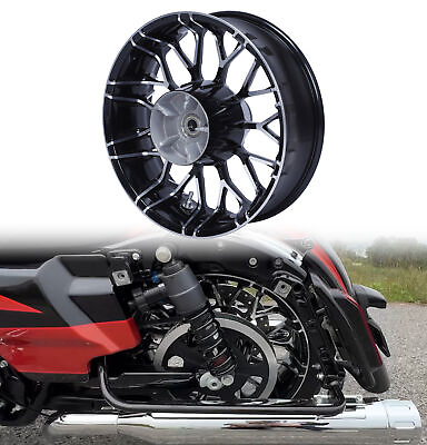 #ad 18quot;X5.5#x27;#x27; Rear Wheel Rim Fit For Harley Touring Street Glide Road King 09 up ABS $499.99