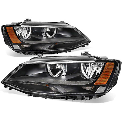 #ad For 2011 2018 Volkswagen VW Jetta S SE SEL GLI Headlights Assembly Amber $109.99