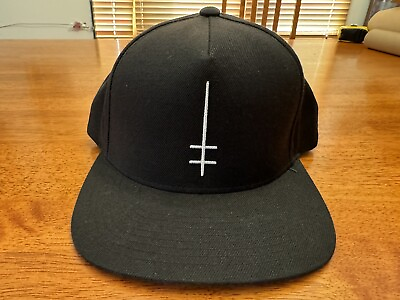 #ad Marilyn Manson Upside Down Double Cross Logo Official Baseball Hat Cap SnapBack $49.99