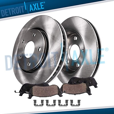 #ad 280mm Front Disc Rotors Ceramic Brake Pad for Hyundai Elantra Kia Forte Forte5 $74.02