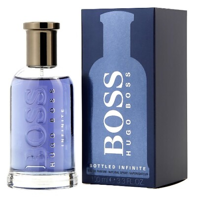 #ad Boss Bottled Infinite by Hugo Boss 3.3 oz EDP Cologne for Men Brand New In Box $59.94