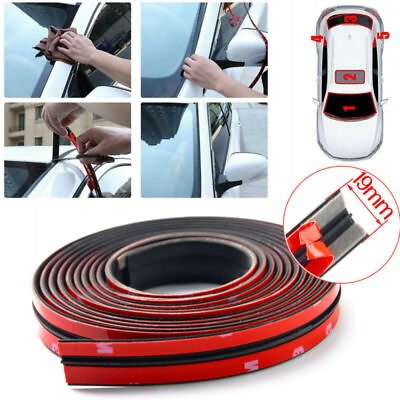 #ad 10ft Auto Car Rubber Front Rear Windshield Panel Seal Strip Sealed Moulding Trim $4.78