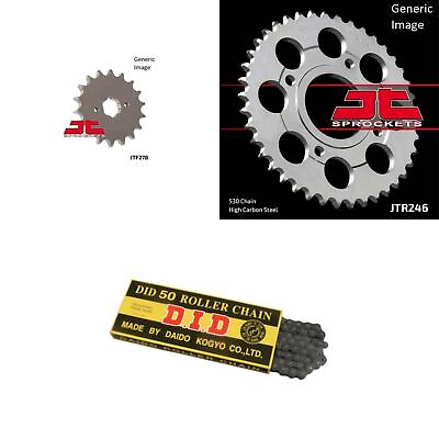#ad 530 Chain Natural Front amp; Rear Sprocket Kit for Street HONDA CB400A 1978 $94.18